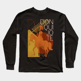 Books Collection: Don Quixote Long Sleeve T-Shirt